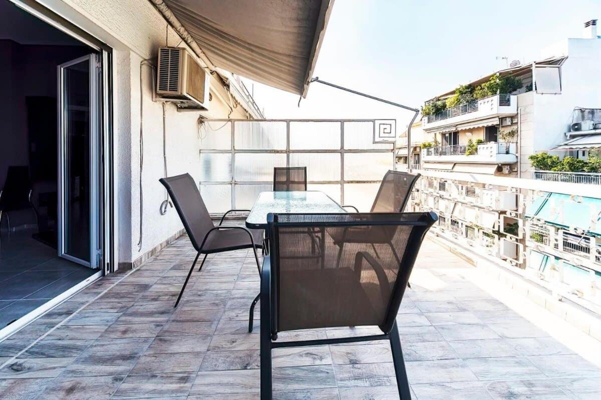 Topfloor Central Apt With Urban Views,3' To Metro Athènes Extérieur photo